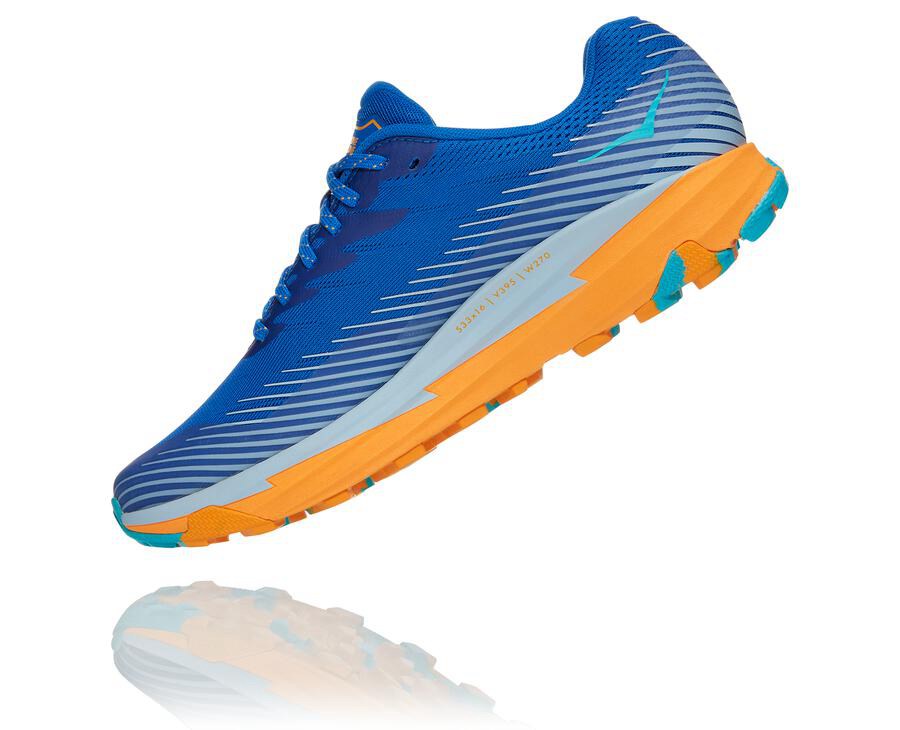 Hoka Australia One One Torrent 2 - Mens Trail Shoes Blue - NVBYG-4791